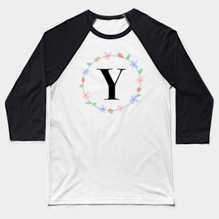 “Y” initial Baseball T-Shirt